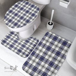 Scottish Hannay Modern Clan Tartan Bath Rug Set Plaid Bathroom Set