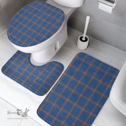Scottish MacLaine of Loch Buie Hunting Ancient Clan Tartan Bath Rug Set Plaid Bathroom Set