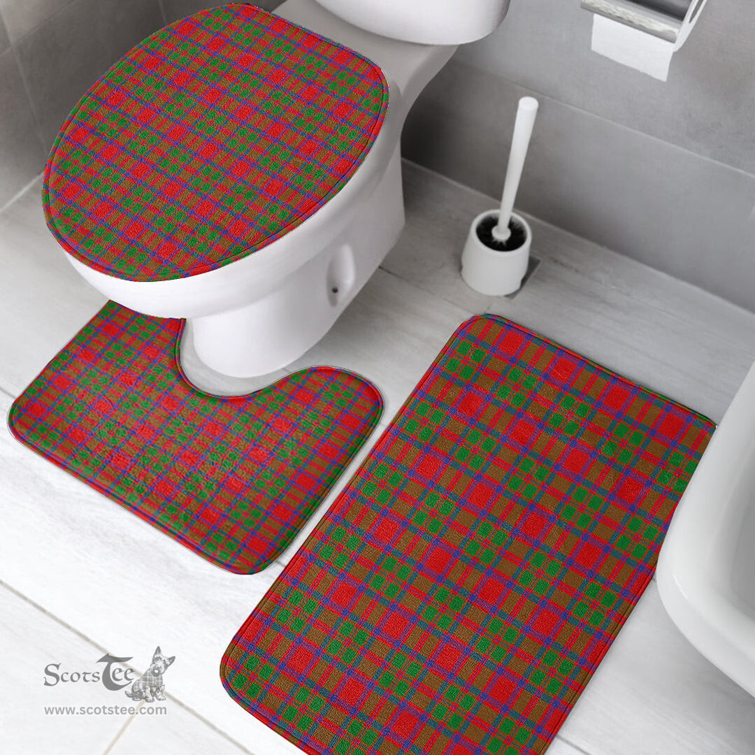 Scottish MacKintosh Modern Clan Tartan Bath Rug Set Plaid Bathroom Set