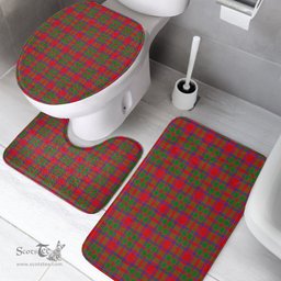 Scottish MacKintosh Modern Clan Tartan Bath Rug Set Plaid Bathroom Set