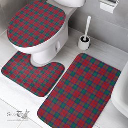 Scottish Lindsay Modern Clan Tartan Bath Rug Set Plaid Bathroom Set
