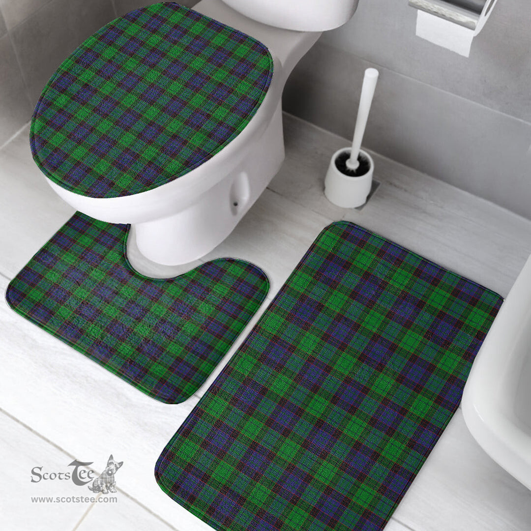 Scottish Stewart Old Modern Clan Tartan Bath Rug Set Plaid Bathroom Set