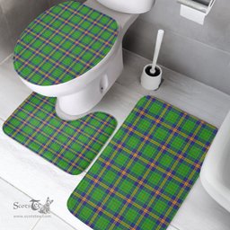Scottish New Mexico Clan Tartan Bath Rug Set Plaid Bathroom Set