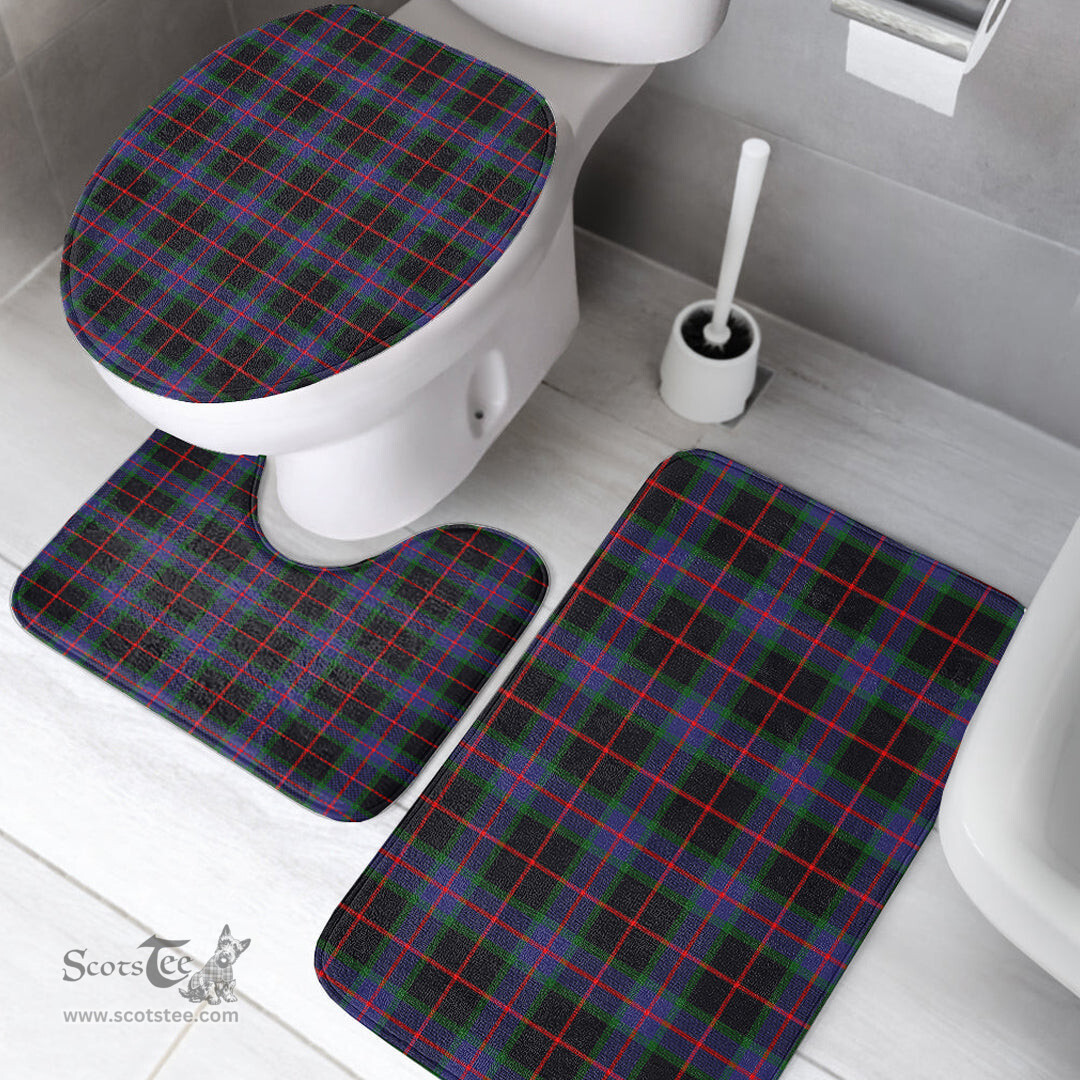 Scottish Nairn Clan Tartan Bath Rug Set Plaid Bathroom Set