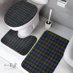 Scottish Murray of Atholl Modern Clan Tartan Bath Rug Set Plaid Bathroom Set