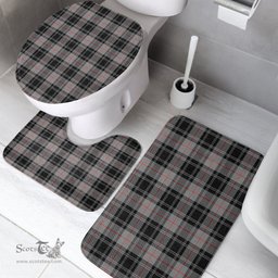 Scottish Moffat Modern Clan Tartan Bath Rug Set Plaid Bathroom Set