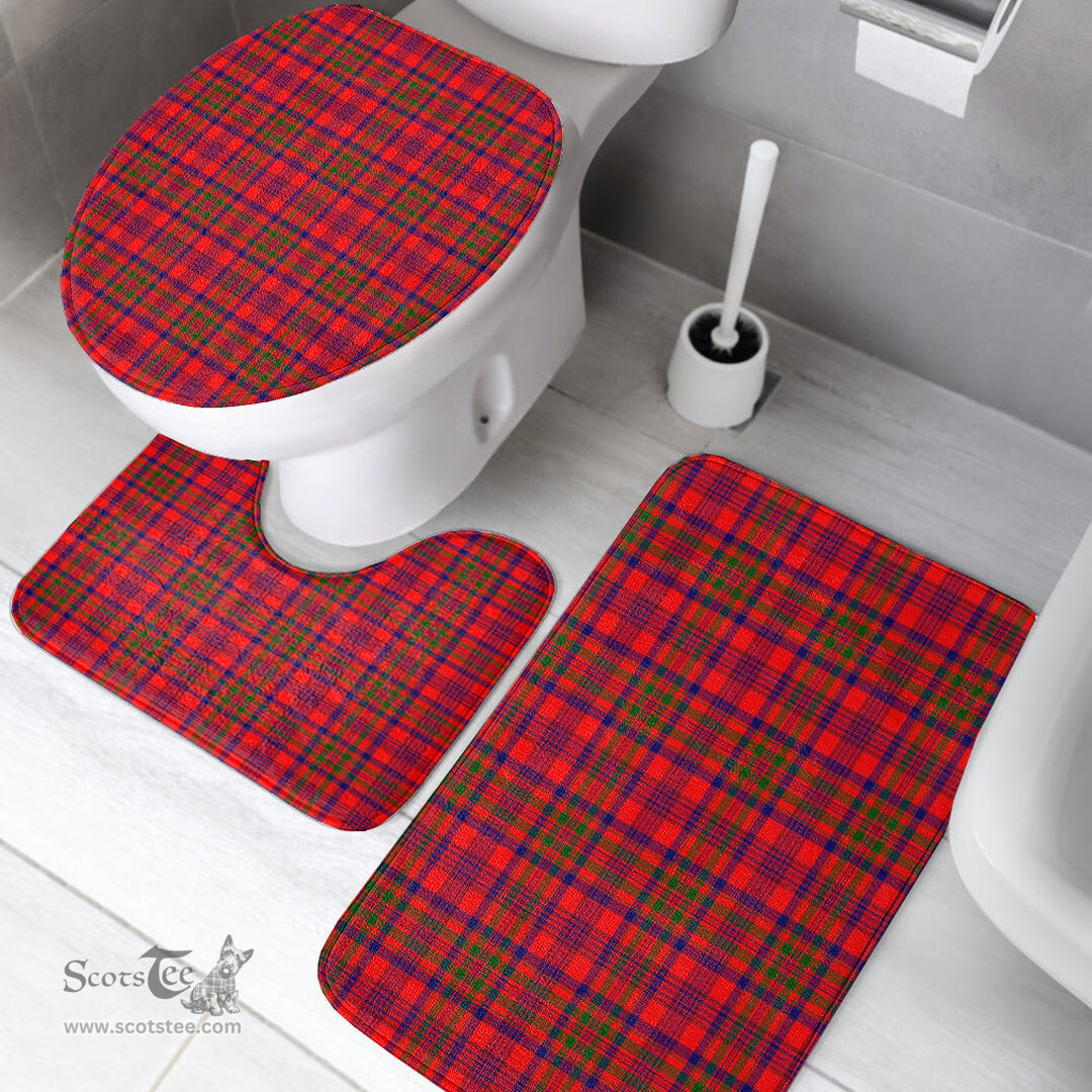 Scottish Murray of Tulloch Modern Clan Tartan Bath Rug Set Plaid Bathroom Set