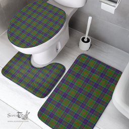 Scottish Stewart of Appin Hunting Modern Clan Tartan Bath Rug Set Plaid Bathroom Set