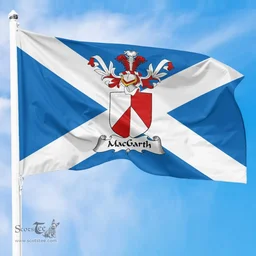 Scottish MacGarth Clan Scotland Flag and Scottish Family Crest Flag