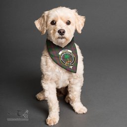 Scottish Cairns Clan Crest Tartan Pets Scarf Pet Dog Bandana