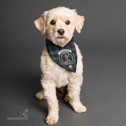 Scottish Colquhoun Modern Clan Crest Tartan Pets Scarf Pet Dog Bandana