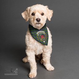 Scottish Farquharson Modern Clan Crest Tartan Pets Scarf Pet Dog Bandana