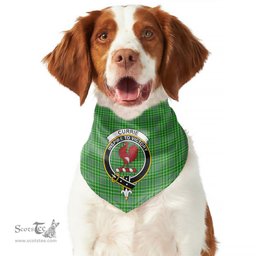 Scottish Currie Clan Crest Tartan Pets Scarf Pet Dog Bandana