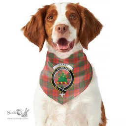 Scottish Grant Ancient Clan Crest Tartan Pets Scarf Pet Dog Bandana