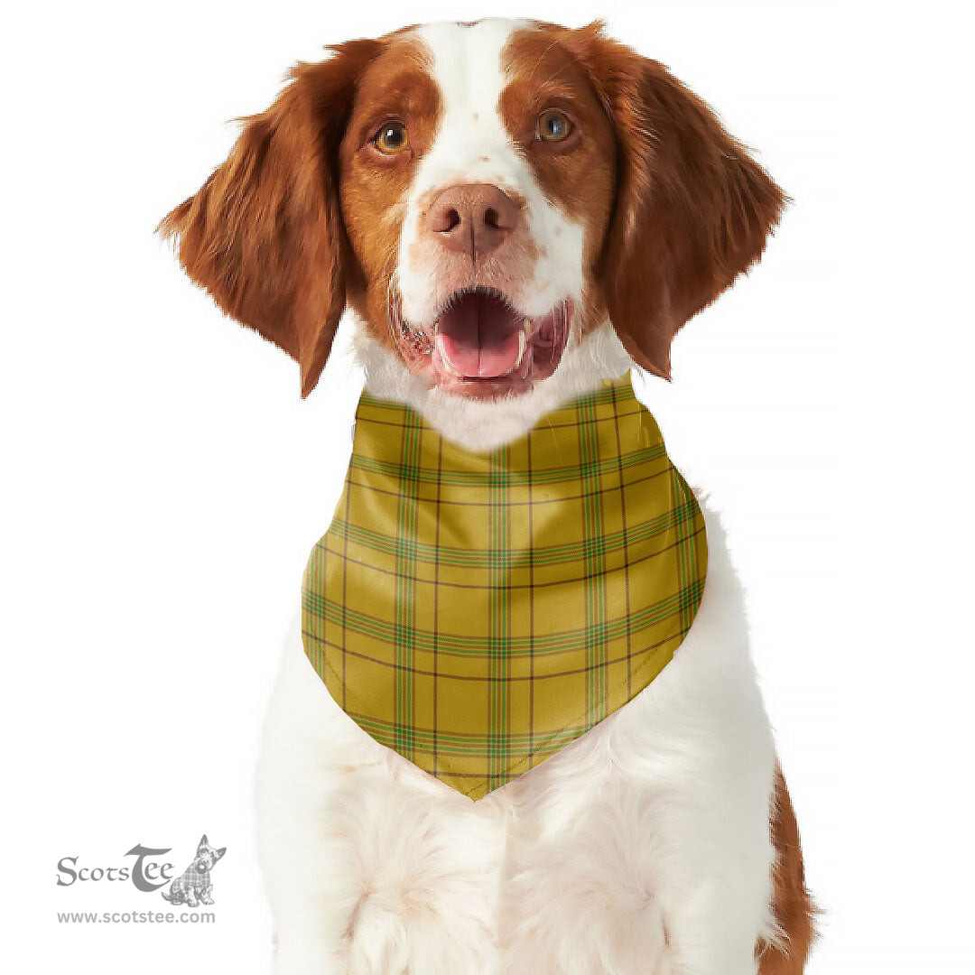Scottish Houston Clan Tartan Pets Scarf Pet Dog Bandana