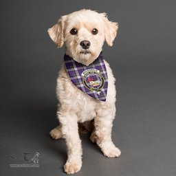 Scottish MacDonald Dress Modern Clan Crest Tartan Pets Scarf Pet Dog Bandana