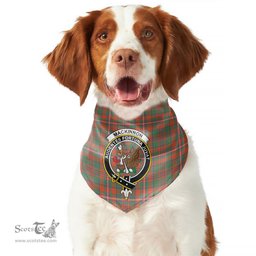 Scottish MacKinnon Ancient Clan Crest Tartan Pets Scarf Pet Dog Bandana