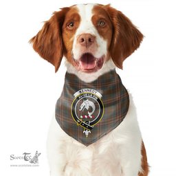 Scottish Kennedy Weathered Clan Crest Tartan Pets Scarf Pet Dog Bandana