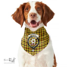 Scottish Jardine Clan Crest Tartan Pets Scarf Pet Dog Bandana