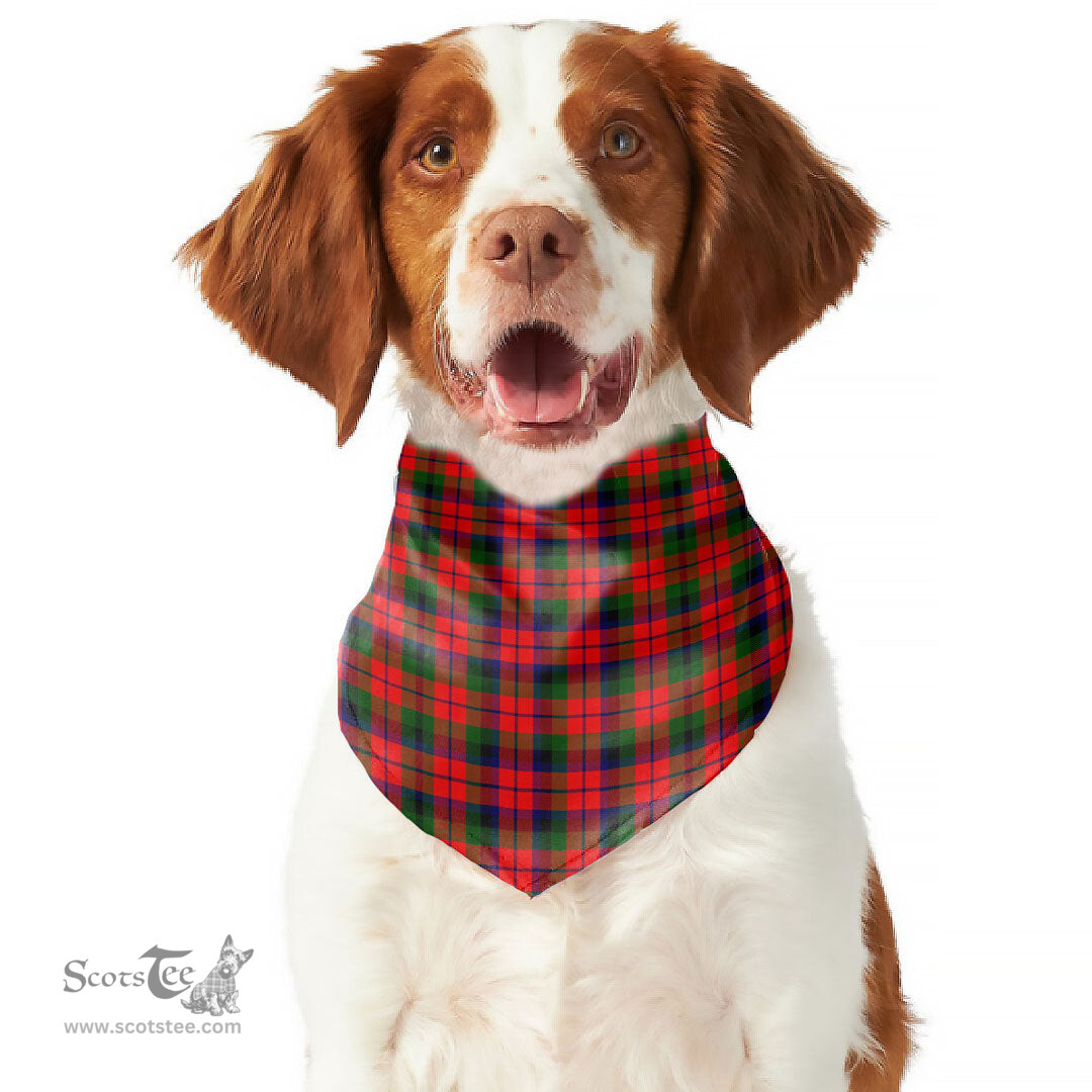 Scottish MacNaughton Modern Clan Tartan Pets Scarf Pet Dog Bandana