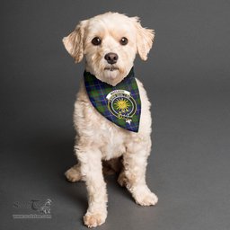 Scottish MacLeod of Harris Modern Clan Crest Tartan Pets Scarf Pet Dog Bandana