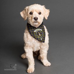 Scottish MacLellan Modern Clan Crest Tartan Pets Scarf Pet Dog Bandana