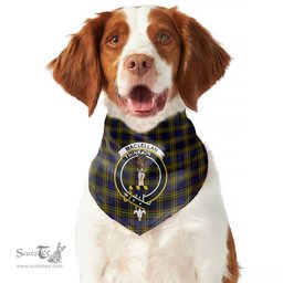 Scottish MacLellan Modern Clan Crest Tartan Pets Scarf Pet Dog Bandana