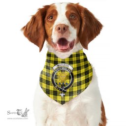 Scottish MacLeod of Lewis Modern Clan Crest Tartan Pets Scarf Pet Dog Bandana