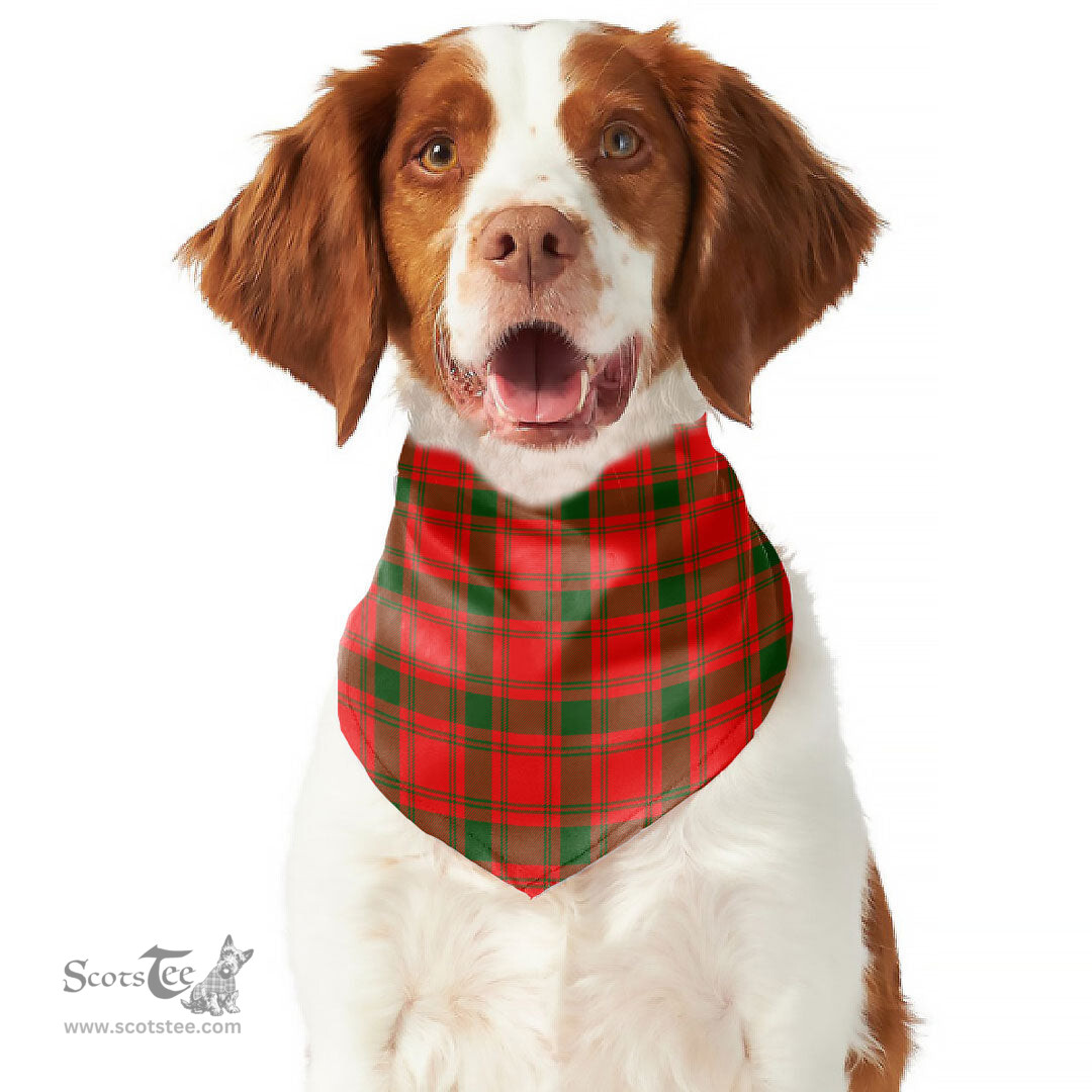 Scottish MacQuarrie Modern Clan Tartan Pets Scarf Pet Dog Bandana