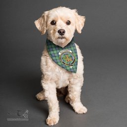 Scottish MacThomas Ancient Clan Crest Tartan Pets Scarf Pet Dog Bandana