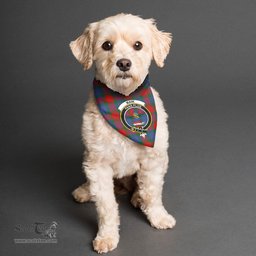 Scottish Mar Clan Crest Tartan Pets Scarf Pet Dog Bandana