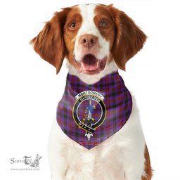 Scottish Montgomery Modern Clan Crest Tartan Pets Scarf Pet Dog Bandana