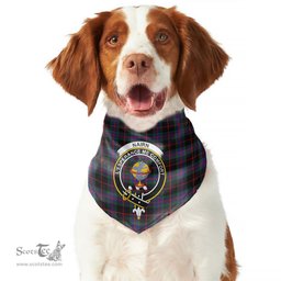 Scottish Nairn Clan Crest Tartan Pets Scarf Pet Dog Bandana