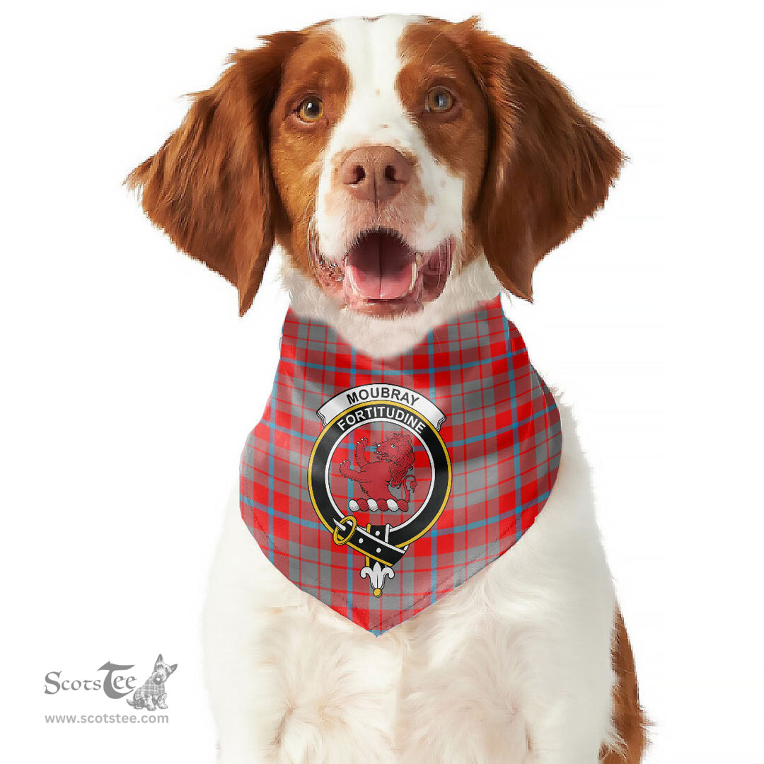 Scottish Moubray Clan Crest Tartan Pets Scarf Pet Dog Bandana