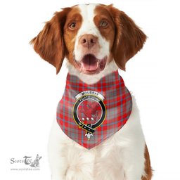 Scottish Moubray Clan Crest Tartan Pets Scarf Pet Dog Bandana