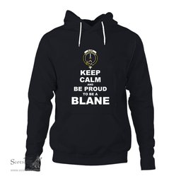 ScotsTee Shop Scottish Blane Clan Keep Calm and Be Proud To Be a Blane Hoodie