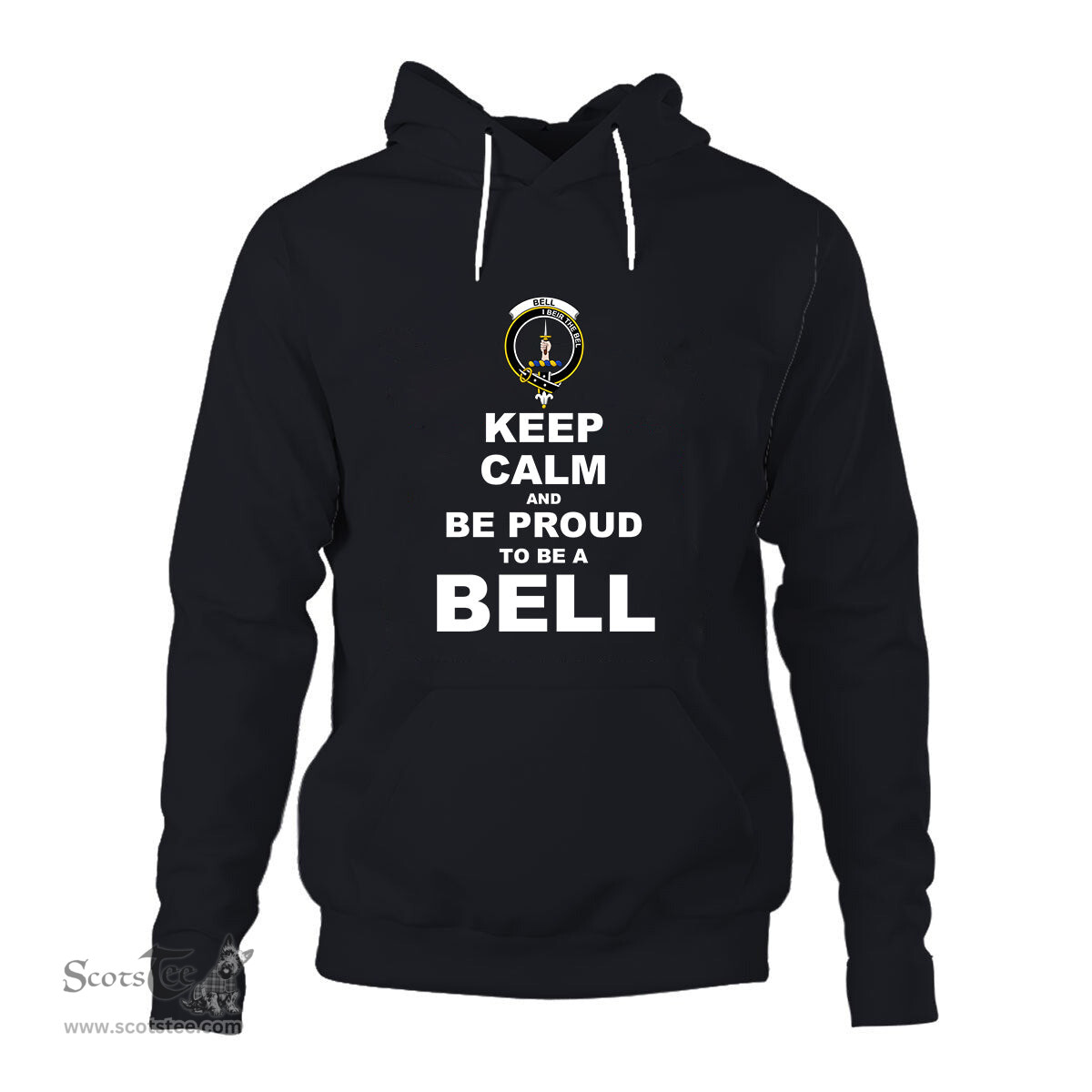 ScotsTee Shop Scottish Bell Clan Keep Calm and Be Proud To Be a Bell Hoodie