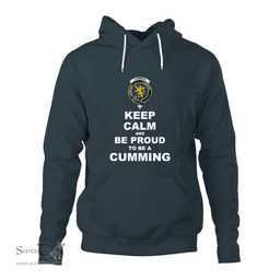 ScotsTee Shop Scottish Cumming Clan Keep Calm and Be Proud To Be a Cumming Hoodie