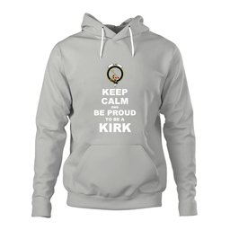ScotsTee Shop Scottish Kirk Clan Keep Calm and Be Proud To Be a Kirk Hoodie