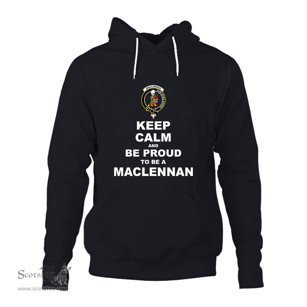 ScotsTee Shop Scottish MacLennan Clan Keep Calm and Be Proud To Be a MacLennan Hoodie