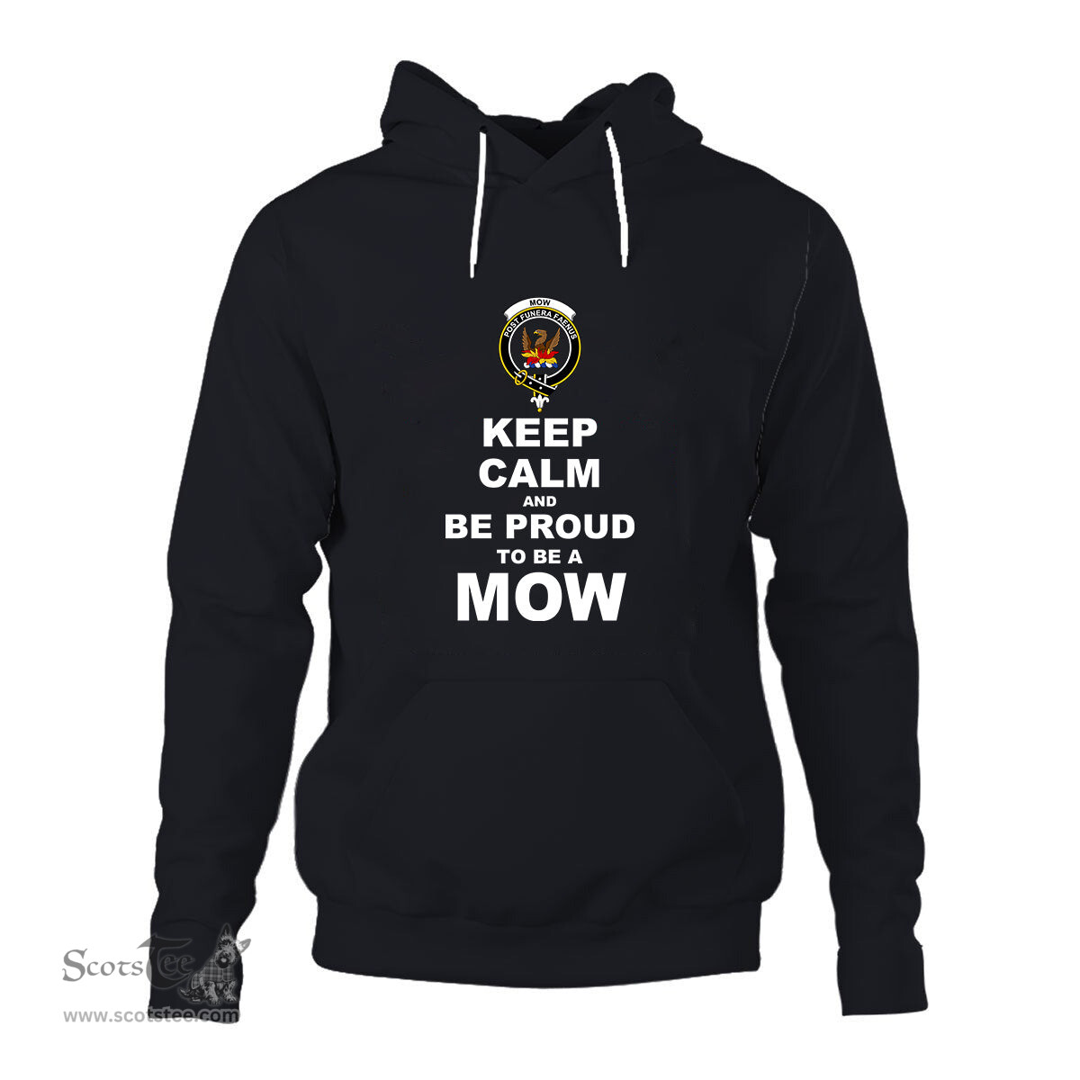 ScotsTee Shop Scottish Mow Clan Keep Calm and Be Proud To Be a Mow Hoodie