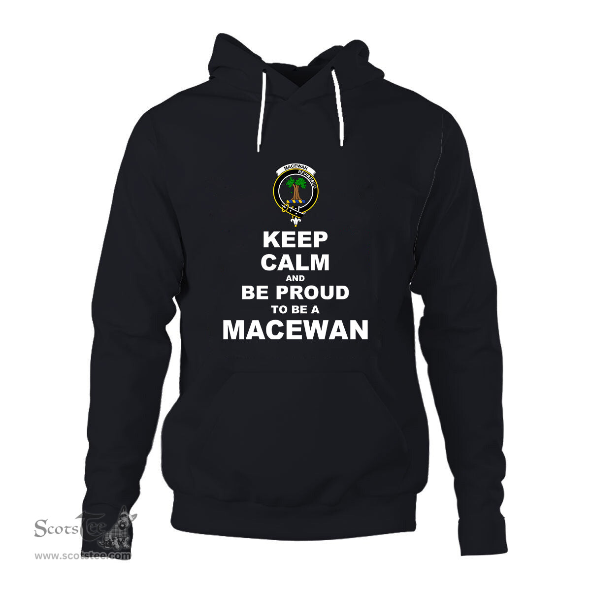 ScotsTee Shop Scottish MacEwen Clan Keep Calm and Be Proud To Be a MacEwen Hoodie