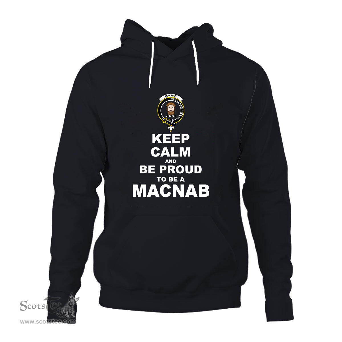 ScotsTee Shop Scottish MacNab Clan Keep Calm and Be Proud To Be a MacNab Hoodie