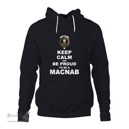 ScotsTee Shop Scottish MacNab Clan Keep Calm and Be Proud To Be a MacNab Hoodie