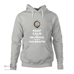 ScotsTee Shop Scottish Galbraith Clan Keep Calm and Be Proud To Be a Galbraith Hoodie