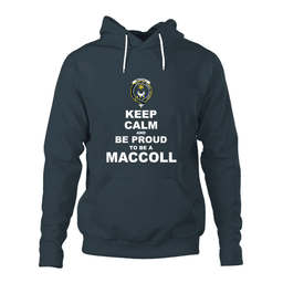 ScotsTee Shop Scottish MacColl Clan Keep Calm and Be Proud To Be a MacColl Hoodie