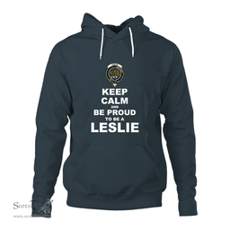 ScotsTee Shop Scottish Leslie Earl of Rothes Clan Keep Calm and Be Proud To Be a Leslie Hoodie