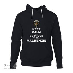 ScotsTee Shop Scottish MacKenzie Clan Keep Calm and Be Proud To Be a MacKenzie Hoodie