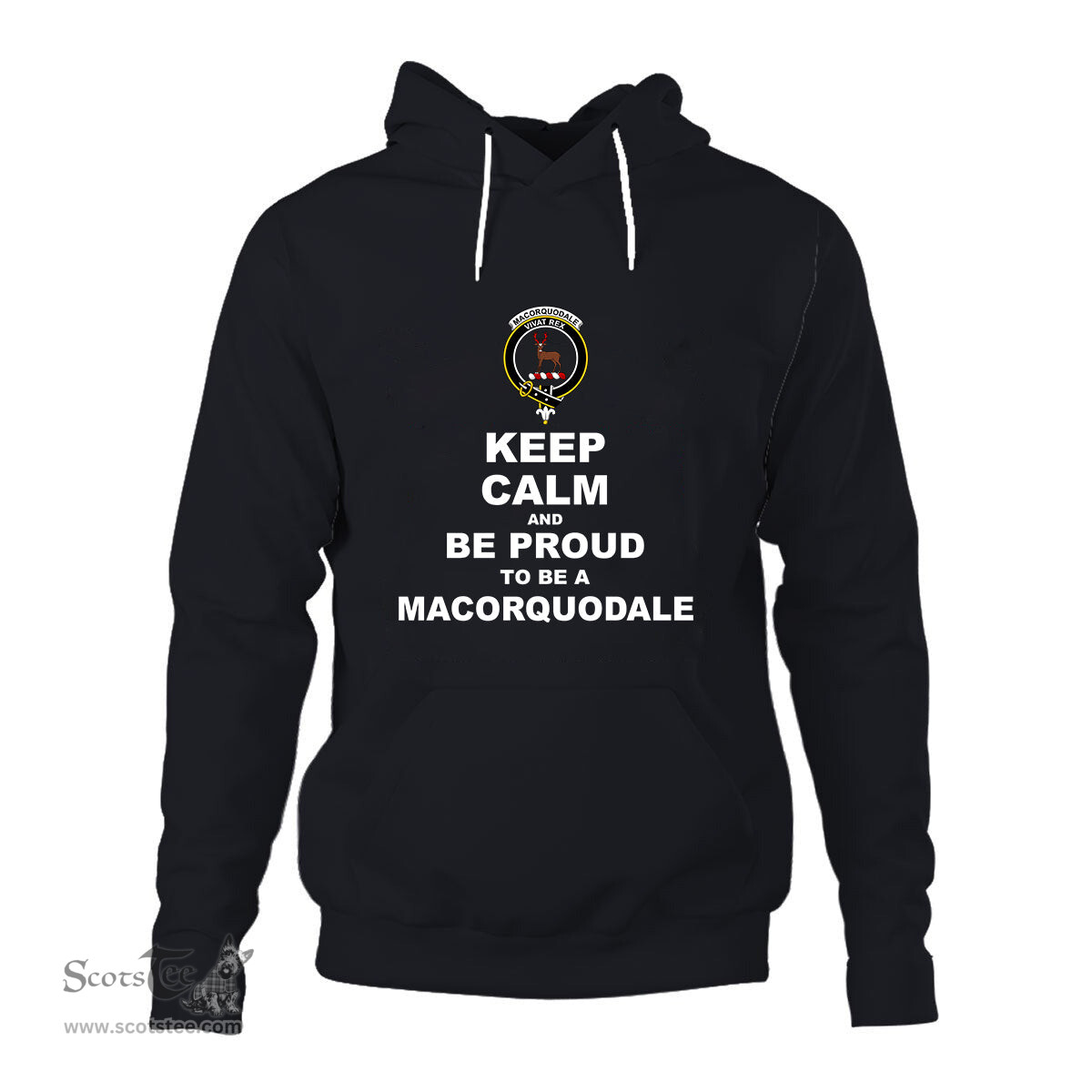 ScotsTee Shop Scottish MacCorquodale Clan Keep Calm and Be Proud To Be a MacCorquodale Hoodie