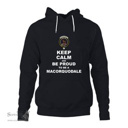 ScotsTee Shop Scottish MacCorquodale Clan Keep Calm and Be Proud To Be a MacCorquodale Hoodie